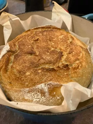 Jalapeno Cheddar Artisan Bread