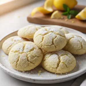 Lemon Crinkle Cookie